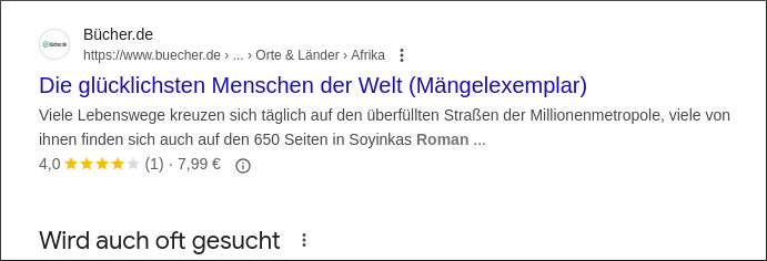 Glückliche sind Mängelexemplare